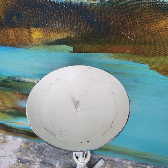 Shabby Chic Vintage Inspired Candle Holder - Picture 9 of 11